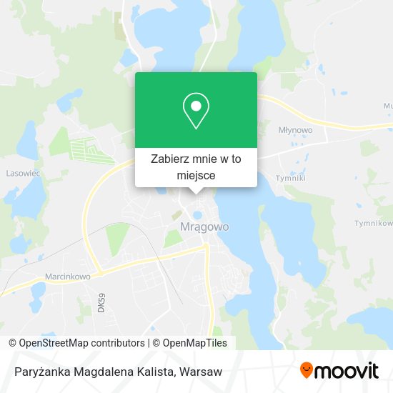 Mapa Paryżanka Magdalena Kalista