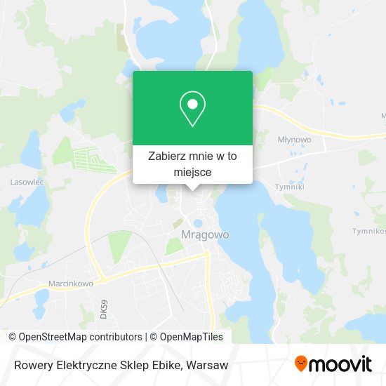 Mapa Rowery Elektryczne Sklep Ebike