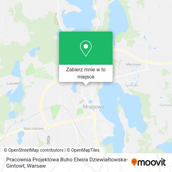 Mapa Pracownia Projektowa Buho Elwira Dziewiałtowska-Gintowt