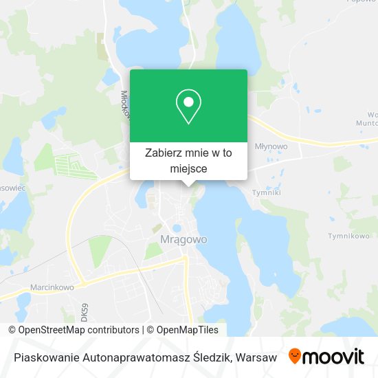 Mapa Piaskowanie Autonaprawatomasz Śledzik