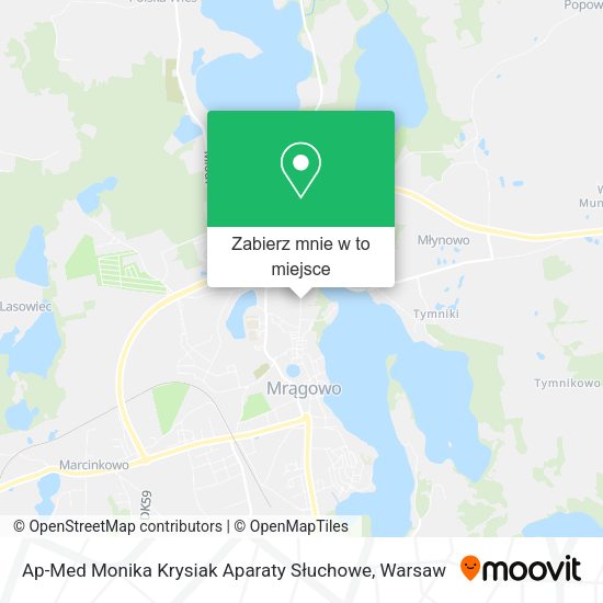 Mapa Ap-Med Monika Krysiak Aparaty Słuchowe