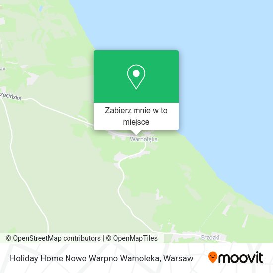 Mapa Holiday Home Nowe Warpno Warnoleka