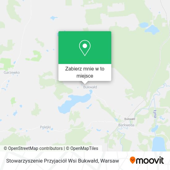 Mapa Stowarzyszenie Przyjaciół Wsi Bukwałd