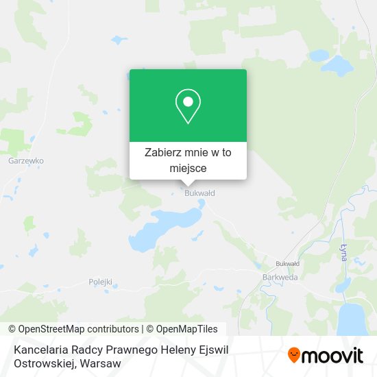 Mapa Kancelaria Radcy Prawnego Heleny Ejswil Ostrowskiej