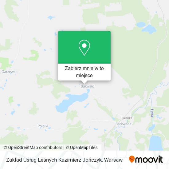 Mapa Zakład Usług Leśnych Kazimierz Jończyk