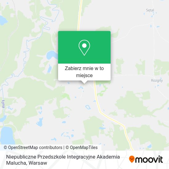 Mapa Niepubliczne Przedszkole Integracyjne Akademia Malucha