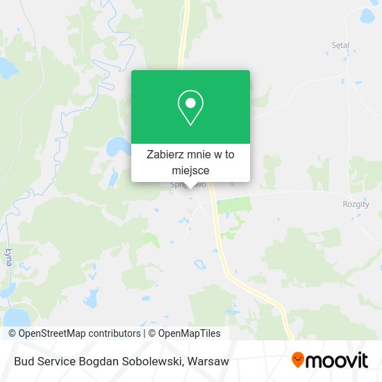 Mapa Bud Service Bogdan Sobolewski