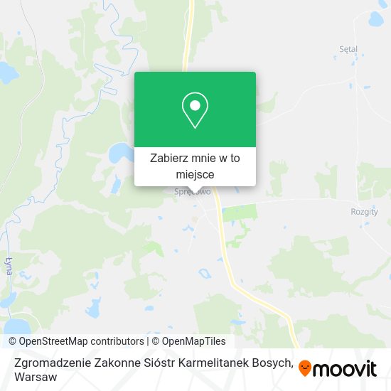 Mapa Zgromadzenie Zakonne Sióstr Karmelitanek Bosych