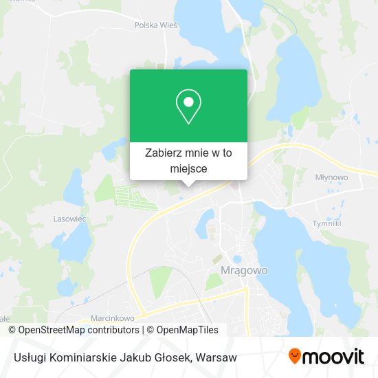 Mapa Usługi Kominiarskie Jakub Głosek