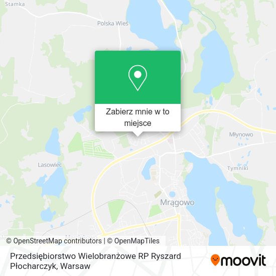 Mapa Przedsiębiorstwo Wielobranżowe RP Ryszard Płocharczyk