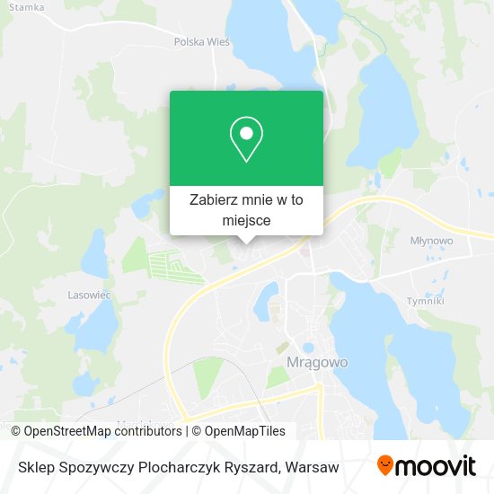 Mapa Sklep Spozywczy Plocharczyk Ryszard