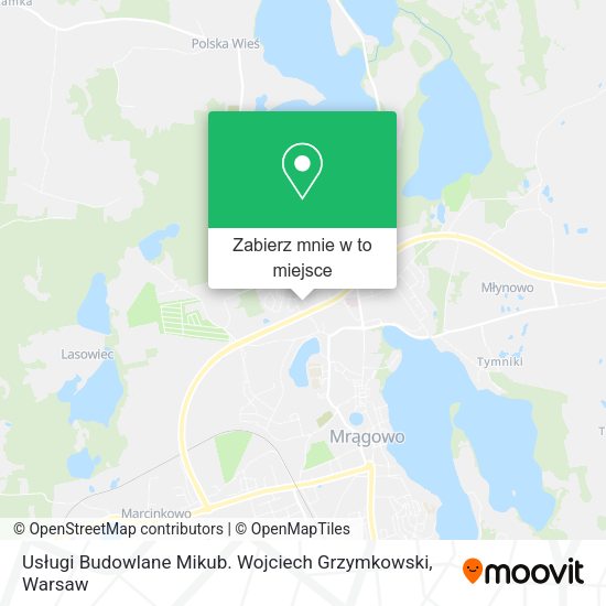 Mapa Usługi Budowlane Mikub. Wojciech Grzymkowski