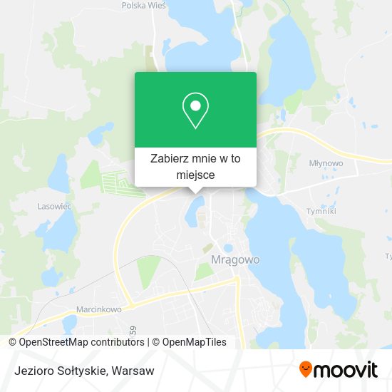 Mapa Jezioro Sołtyskie