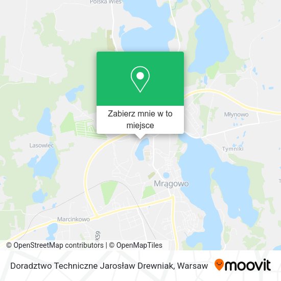 Mapa Doradztwo Techniczne Jarosław Drewniak