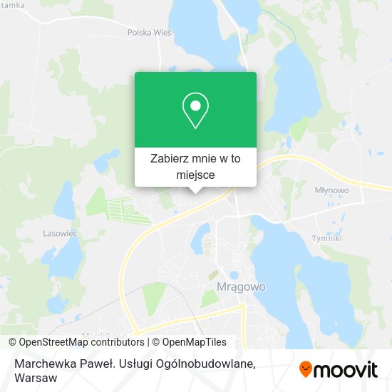 Mapa Marchewka Paweł. Usługi Ogólnobudowlane