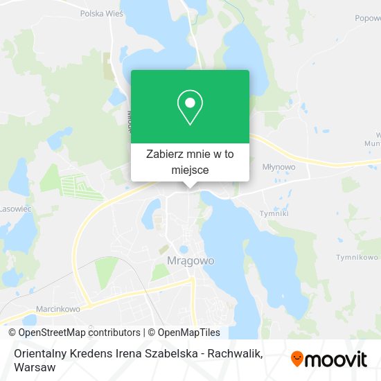 Mapa Orientalny Kredens Irena Szabelska - Rachwalik