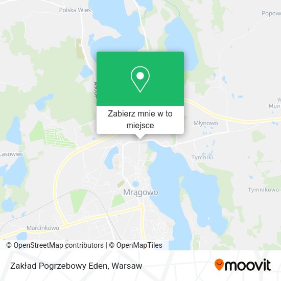 Mapa Zakład Pogrzebowy Eden