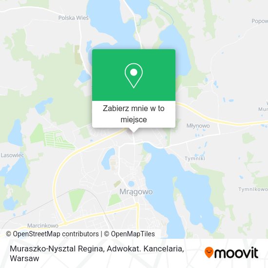 Mapa Muraszko-Nysztal Regina, Adwokat. Kancelaria