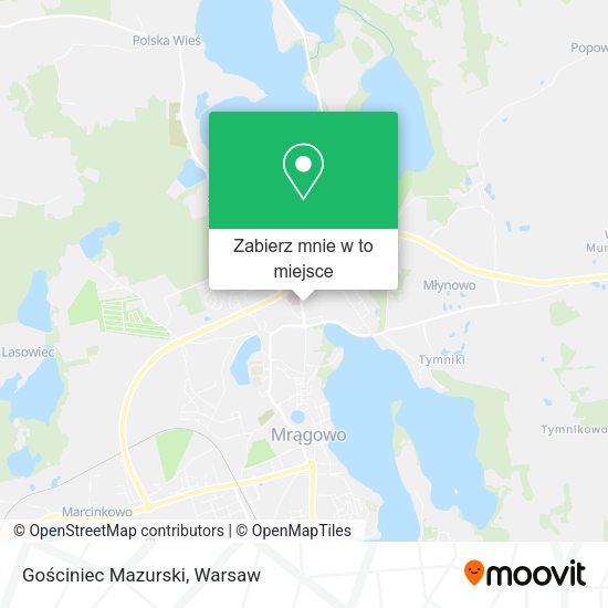 Mapa Gościniec Mazurski