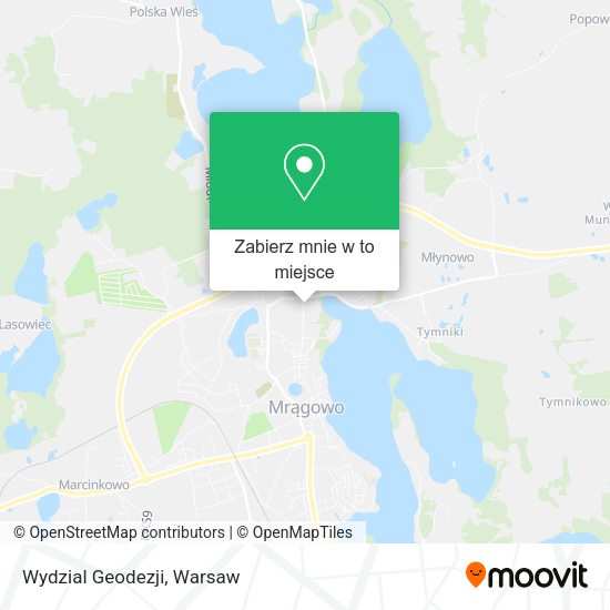 Mapa Wydzial Geodezji