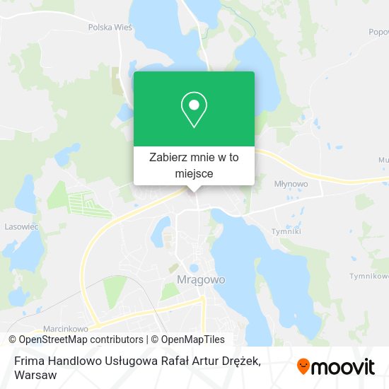 Mapa Frima Handlowo Usługowa Rafał Artur Drężek