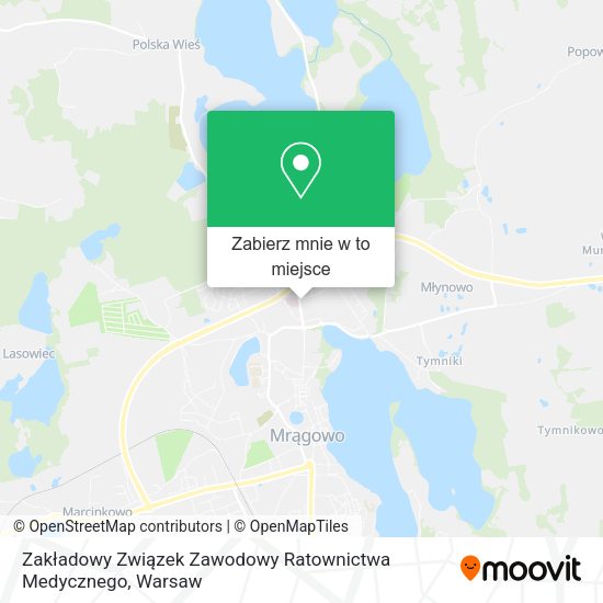 Mapa Zakładowy Związek Zawodowy Ratownictwa Medycznego