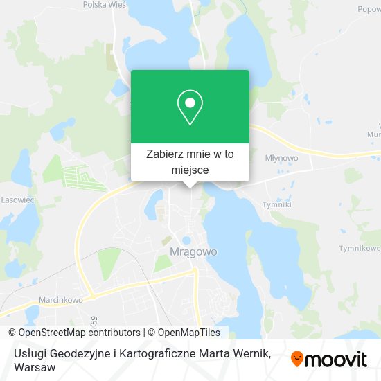 Mapa Usługi Geodezyjne i Kartograficzne Marta Wernik