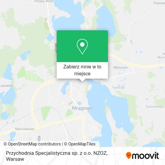 Mapa Przychodnia Specjalistyczna sp. z o.o. NZOZ