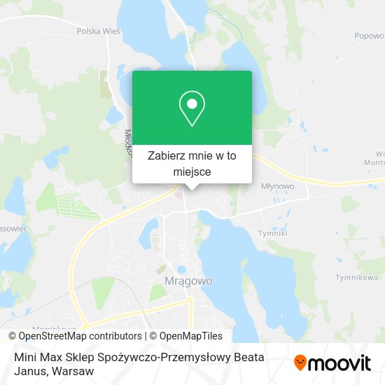 Mapa Mini Max Sklep Spożywczo-Przemysłowy Beata Janus