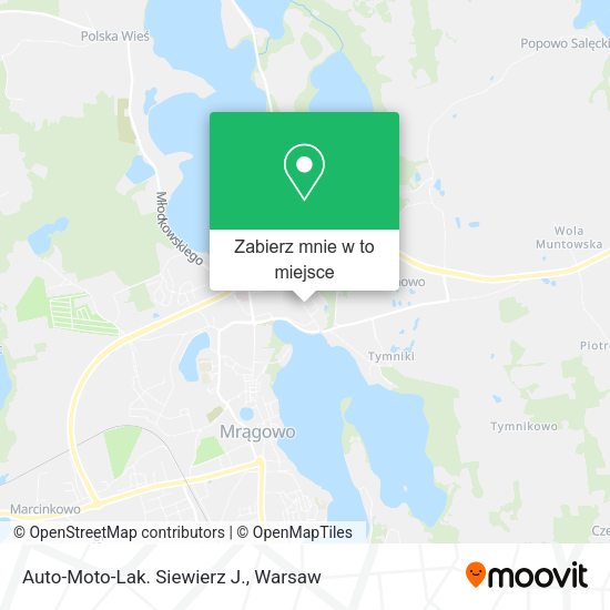 Mapa Auto-Moto-Lak. Siewierz J.