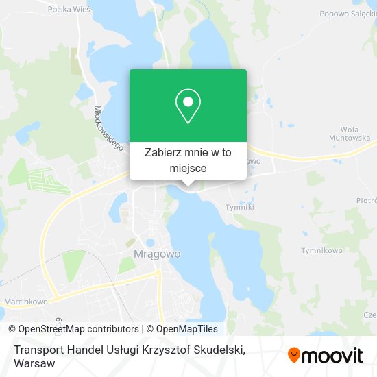 Mapa Transport Handel Usługi Krzysztof Skudelski