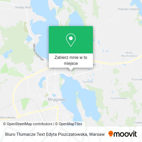 Mapa Biuro Tłumacze Text Edyta Piszczatowska