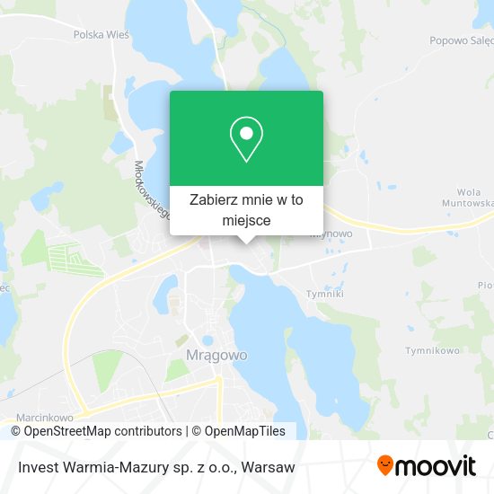 Mapa Invest Warmia-Mazury sp. z o.o.