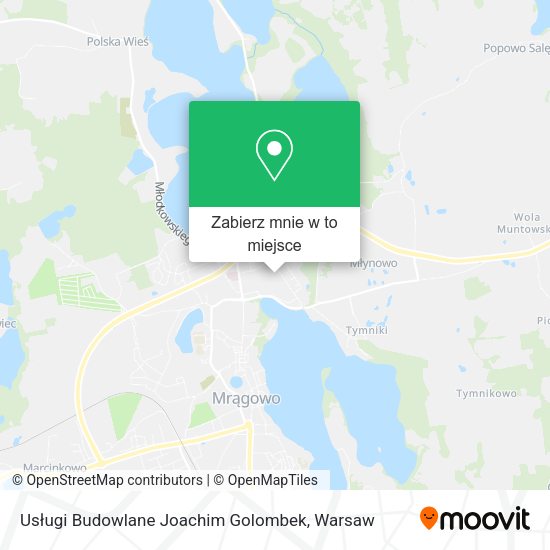 Mapa Usługi Budowlane Joachim Golombek