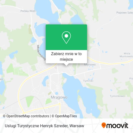 Mapa Uslugi Turystyczne Henryk Szreder