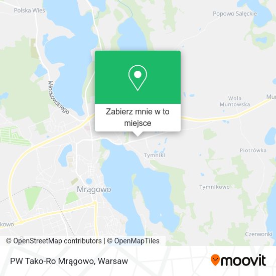 Mapa PW Tako-Ro Mrągowo