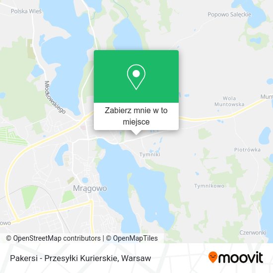 Mapa Pakersi - Przesyłki Kurierskie