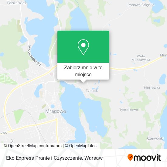 Mapa Eko Express Pranie i Czyszczenie