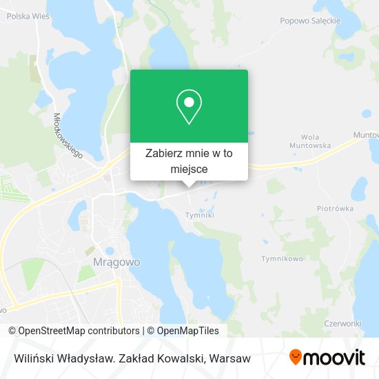 Mapa Wiliński Władysław. Zakład Kowalski