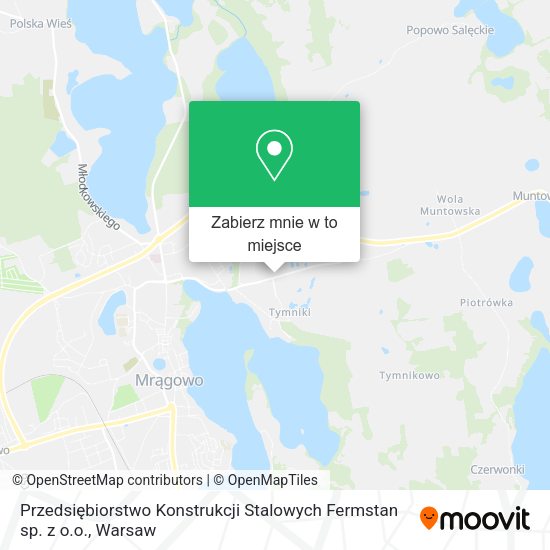 Mapa Przedsiębiorstwo Konstrukcji Stalowych Fermstan sp. z o.o.