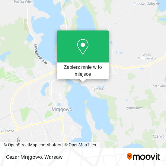 Mapa Cezar Mrągowo