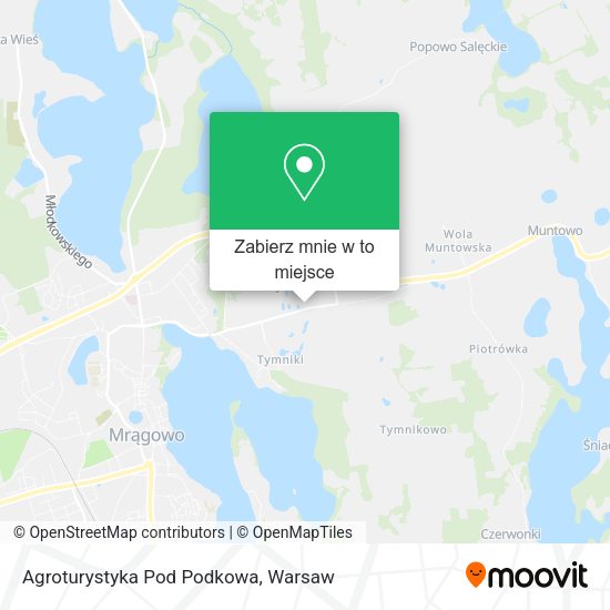 Mapa Agroturystyka Pod Podkowa