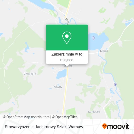 Mapa Stowarzyszenie Jachimowy Szlak