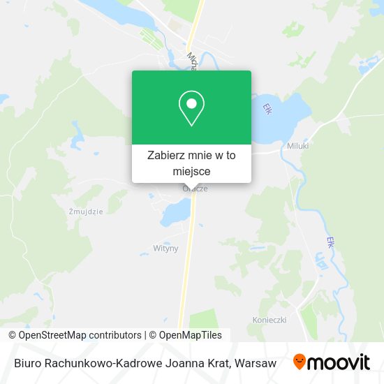 Mapa Biuro Rachunkowo-Kadrowe Joanna Krat