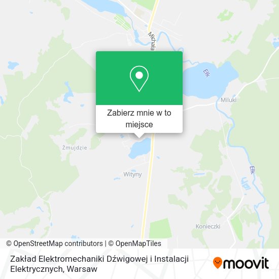 Mapa Zakład Elektromechaniki Dźwigowej i Instalacji Elektrycznych