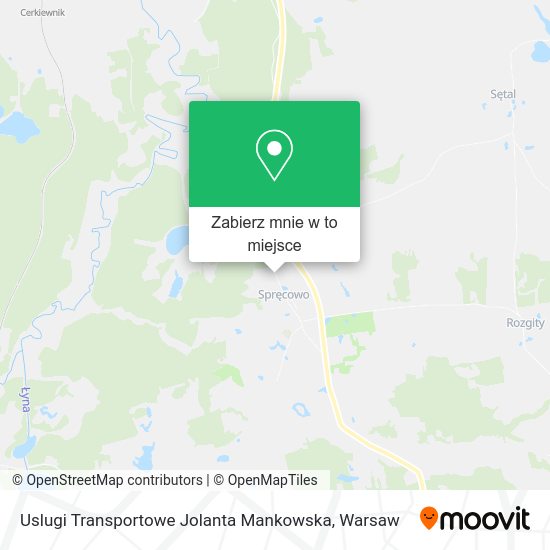 Mapa Uslugi Transportowe Jolanta Mankowska