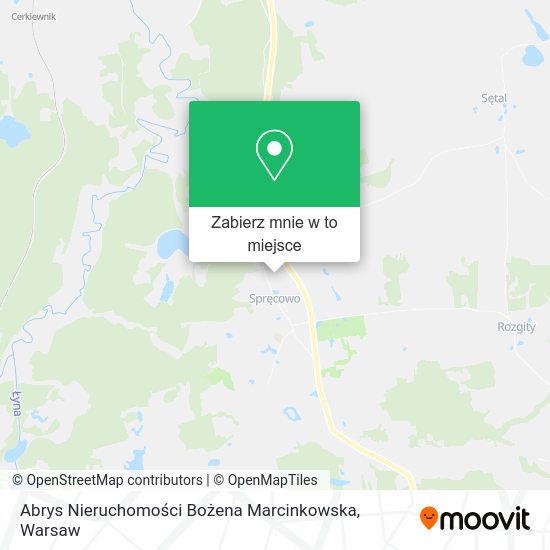 Mapa Abrys Nieruchomości Bożena Marcinkowska