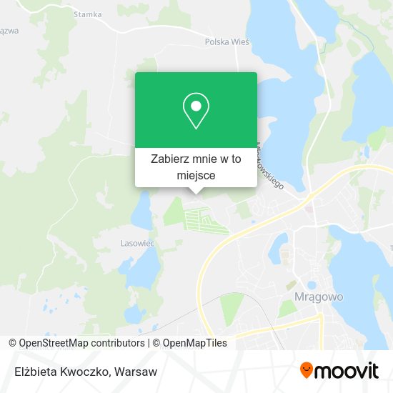 Mapa Elżbieta Kwoczko