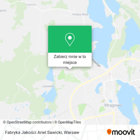 Mapa Fabryka Jakości Ariel Sawicki