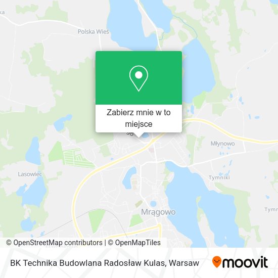 Mapa BK Technika Budowlana Radosław Kulas